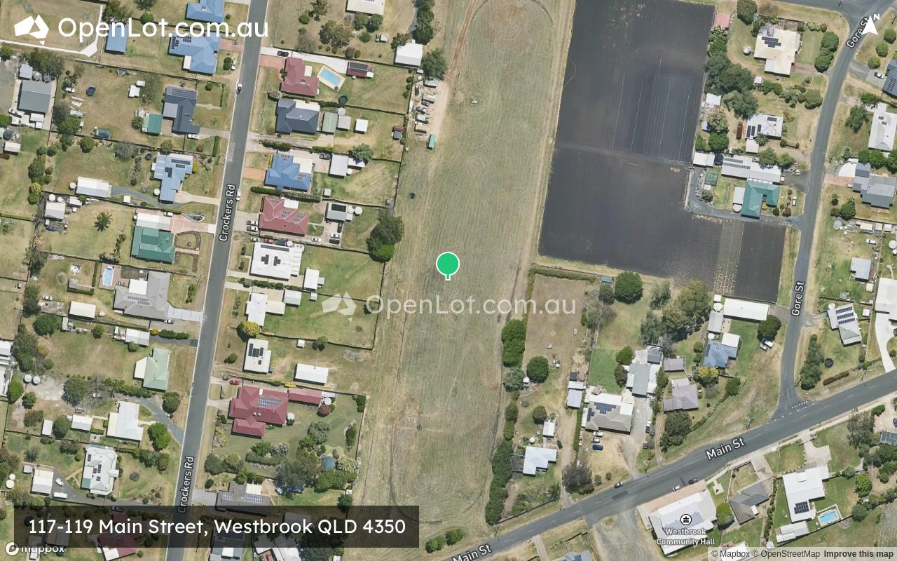 Satellite image for 117-119 Main Street, Westbrook QLD 4350