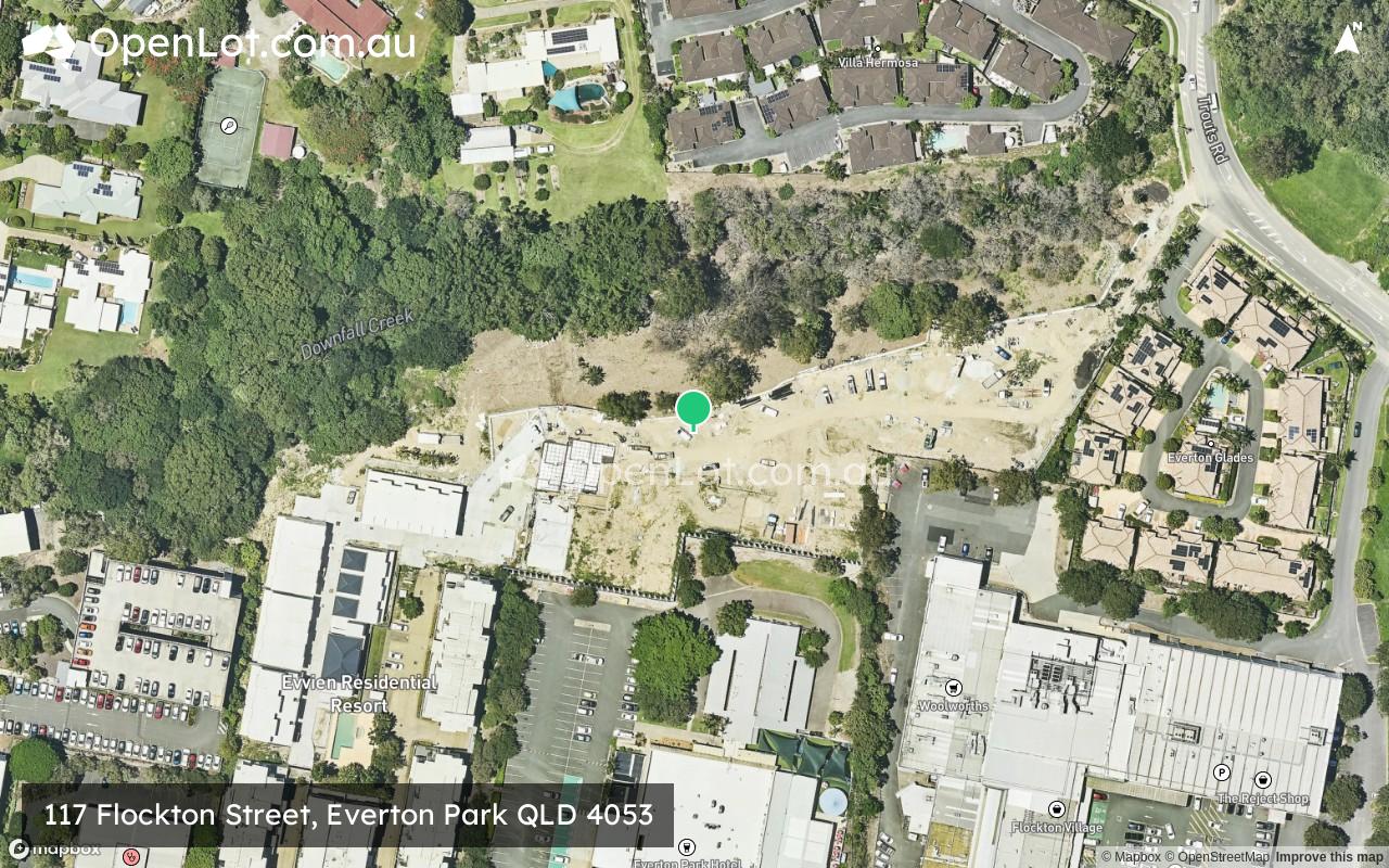 Satellite image for 117 Flockton Street, Everton Park QLD 4053