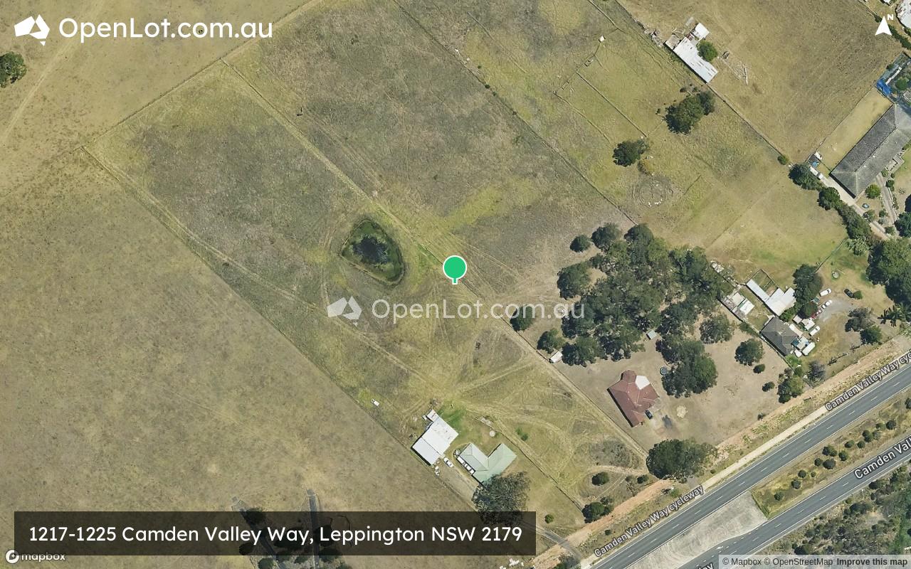 Satellite image for 1217-1225 Camden Valley Way, Leppington NSW 2179