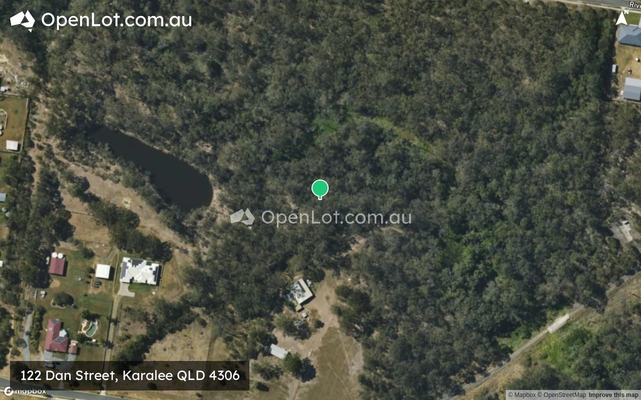 Satellite image for 122 Dan Street, Karalee QLD 4306