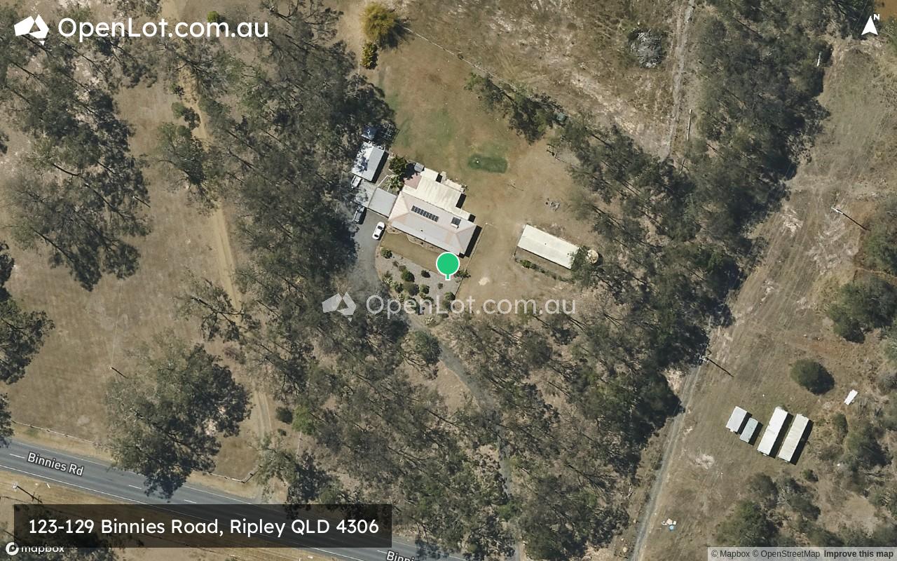 Satellite image for 123-129 Binnies Road, Ripley QLD 4306