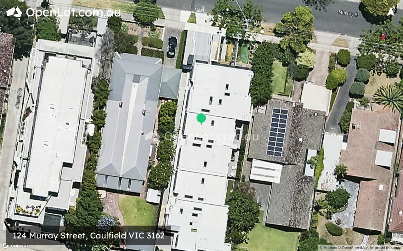 Satellite image for 124 Murray Street, Caulfield VIC 3162