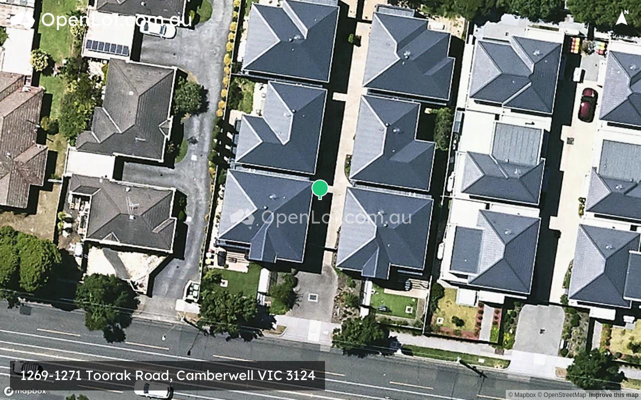 Satellite image for 1269-1271 Toorak Road, Camberwell VIC 3124