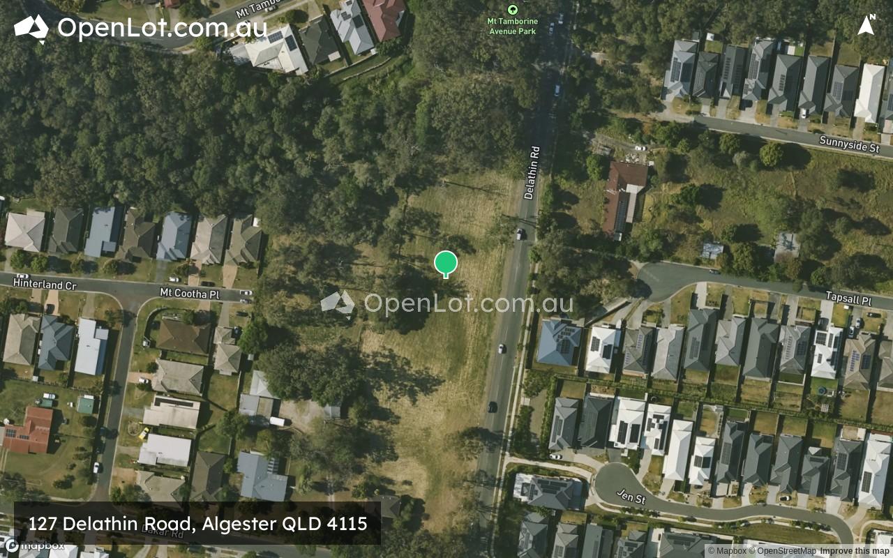 Satellite image for 127 Delathin Road, Algester QLD 4115