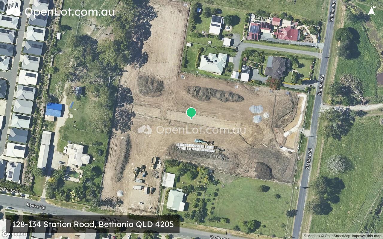 Satellite image for 128-134 Station Road, Bethania QLD 4205