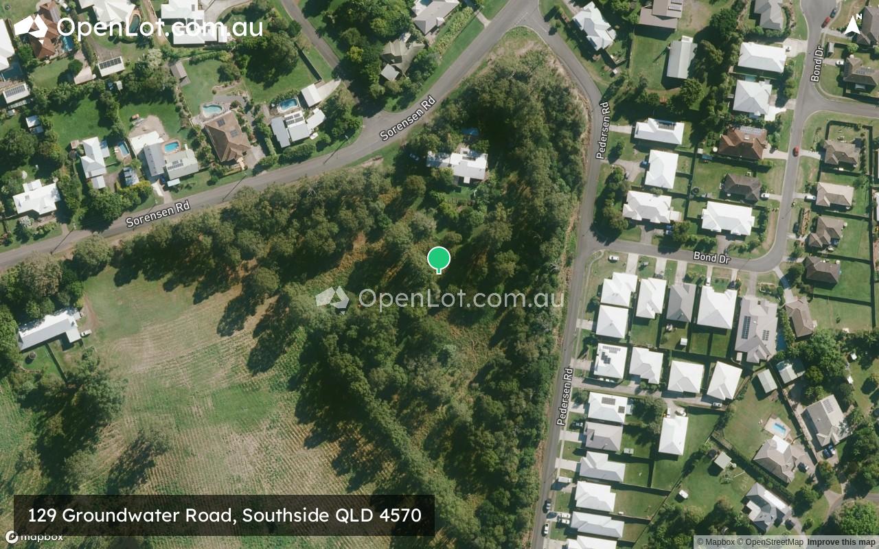 Satellite image for 129 Groundwater Road, Southside QLD 4570