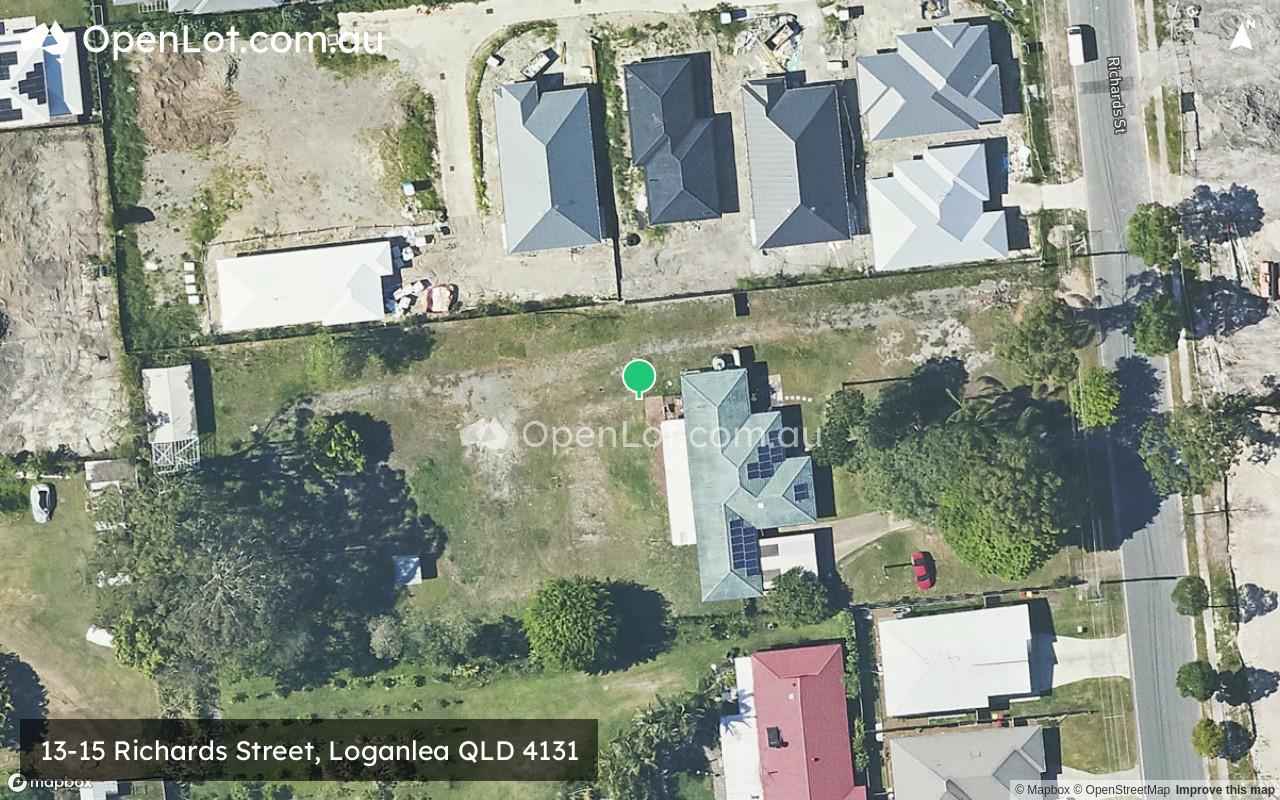 Satellite image for 13-15 Richards Street, Loganlea QLD 4131