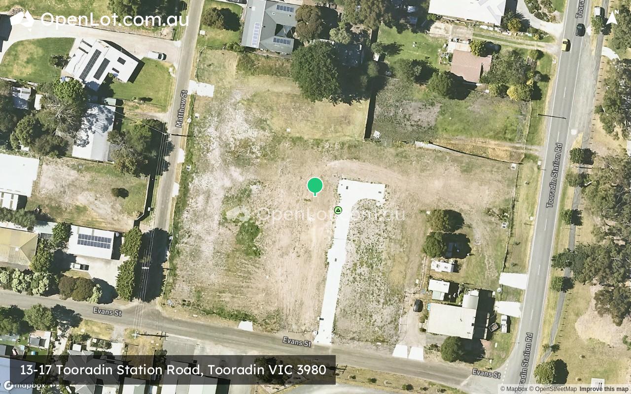 Satellite image for 13-17 Tooradin Station Road, Tooradin VIC 3980