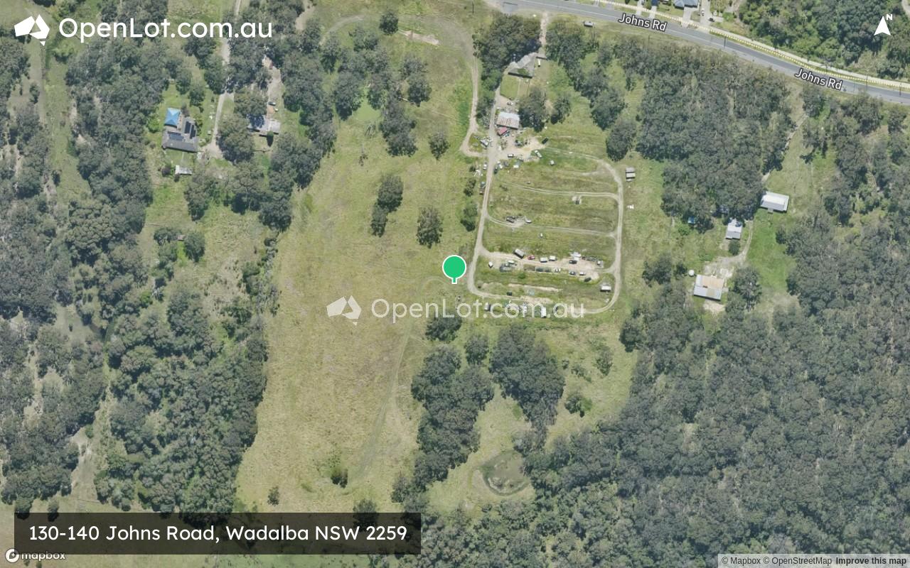 Satellite image for 130-140 Johns Road, Wadalba NSW 2259