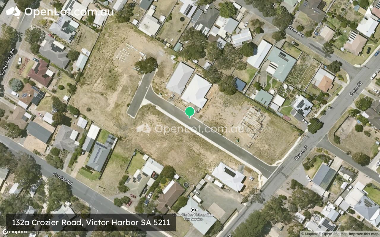 Satellite image for 132a Crozier Road, Victor Harbor SA 5211