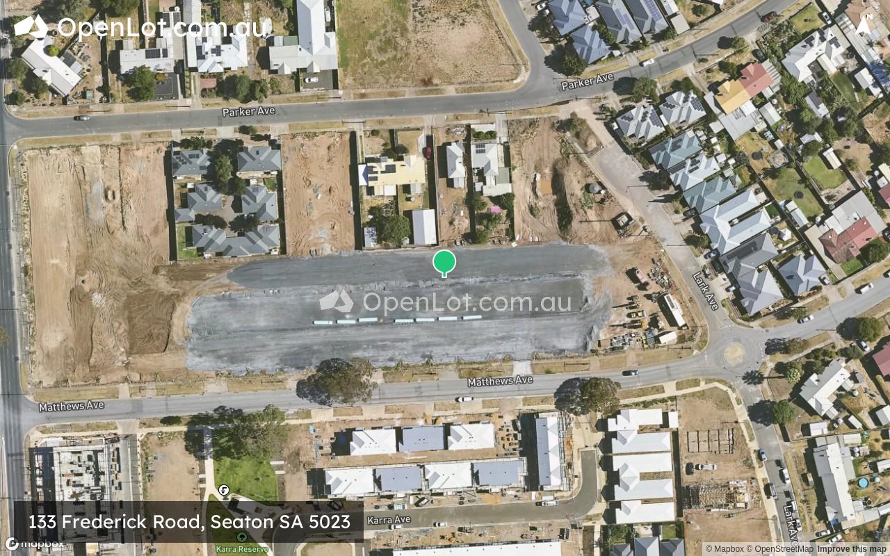 Satellite image for 133 Frederick Road, Seaton SA 5023