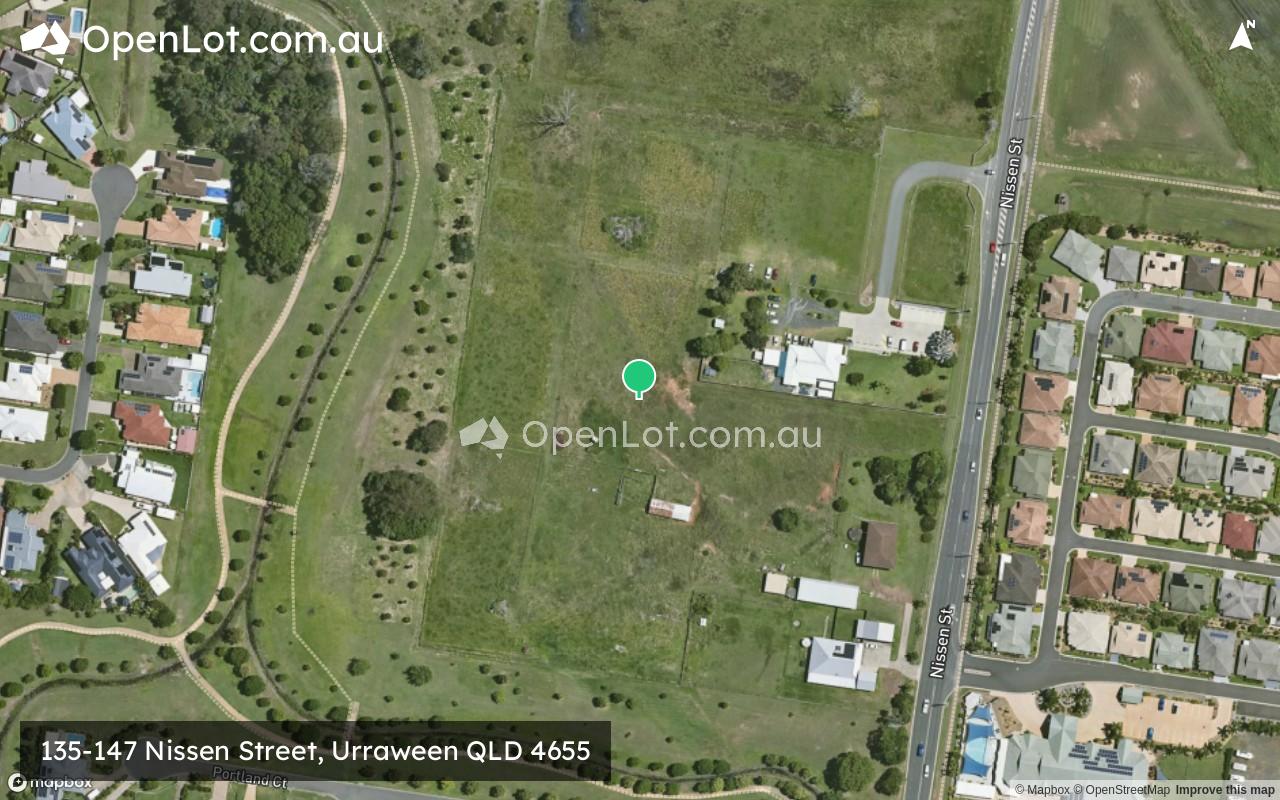 Satellite image for 135-147 Nissen Street, Urraween QLD 4655