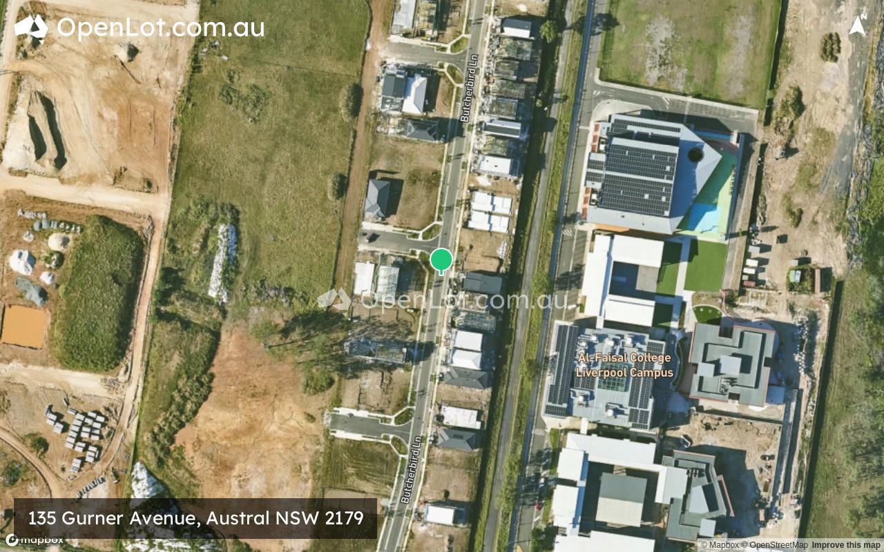Satellite image for 135 Gurner Avenue, Austral NSW 2179