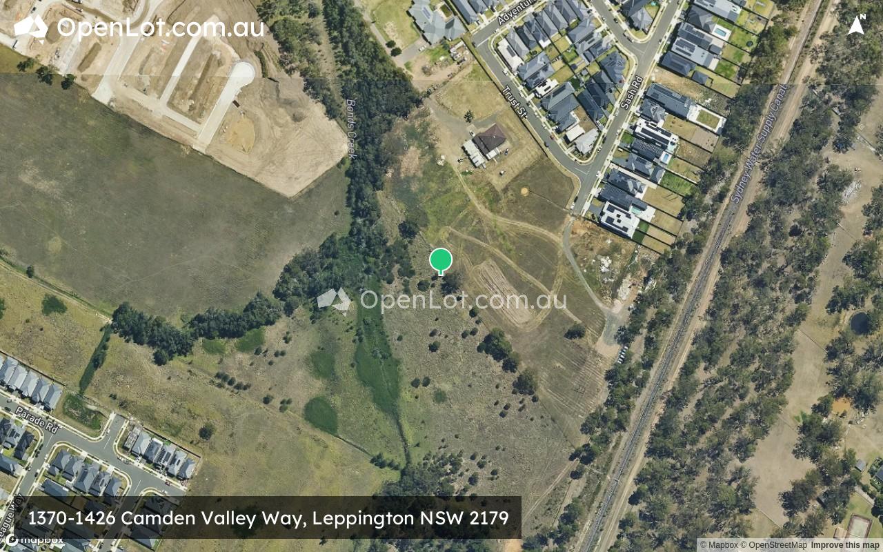 Satellite image for 1370-1426 Camden Valley Way, Leppington NSW 2179