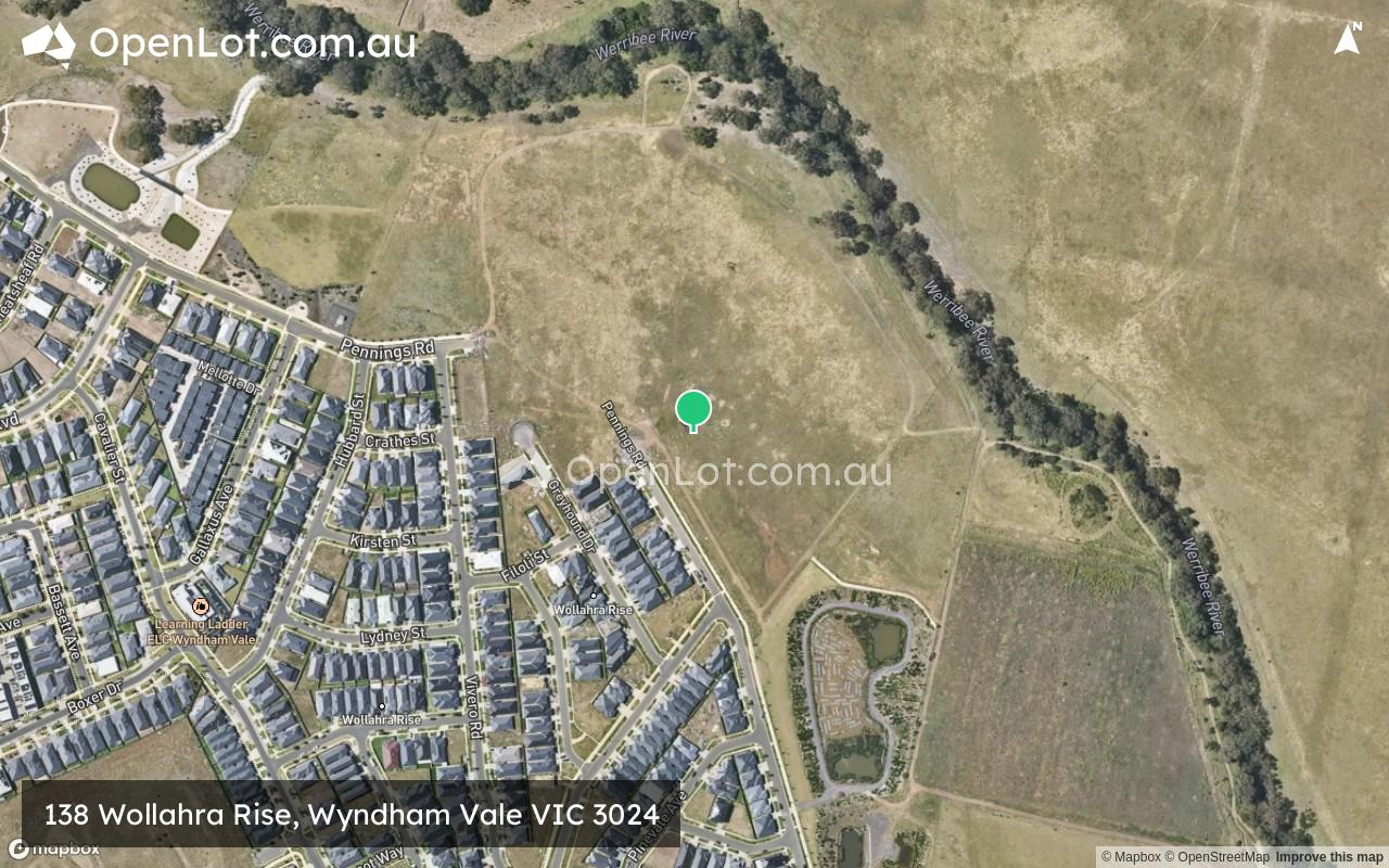 Satellite image for 138 Wollahra Rise, Wyndham Vale VIC 3024