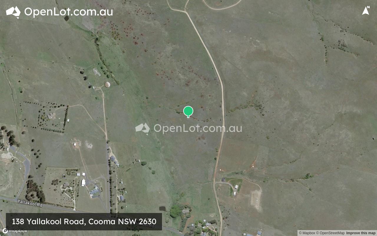 Satellite image for 138 Yallakool Road, Cooma NSW 2630