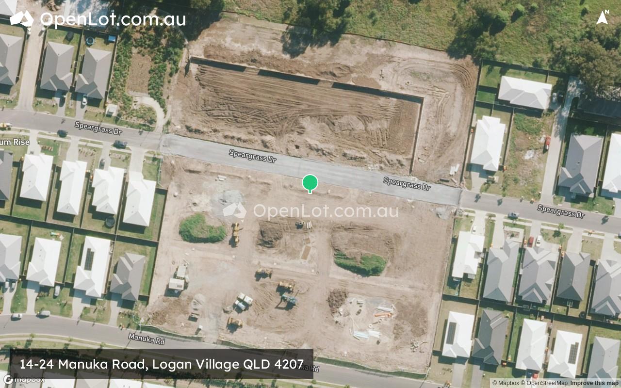 Satellite image for 14-24 Manuka Road, Logan Village QLD 4207