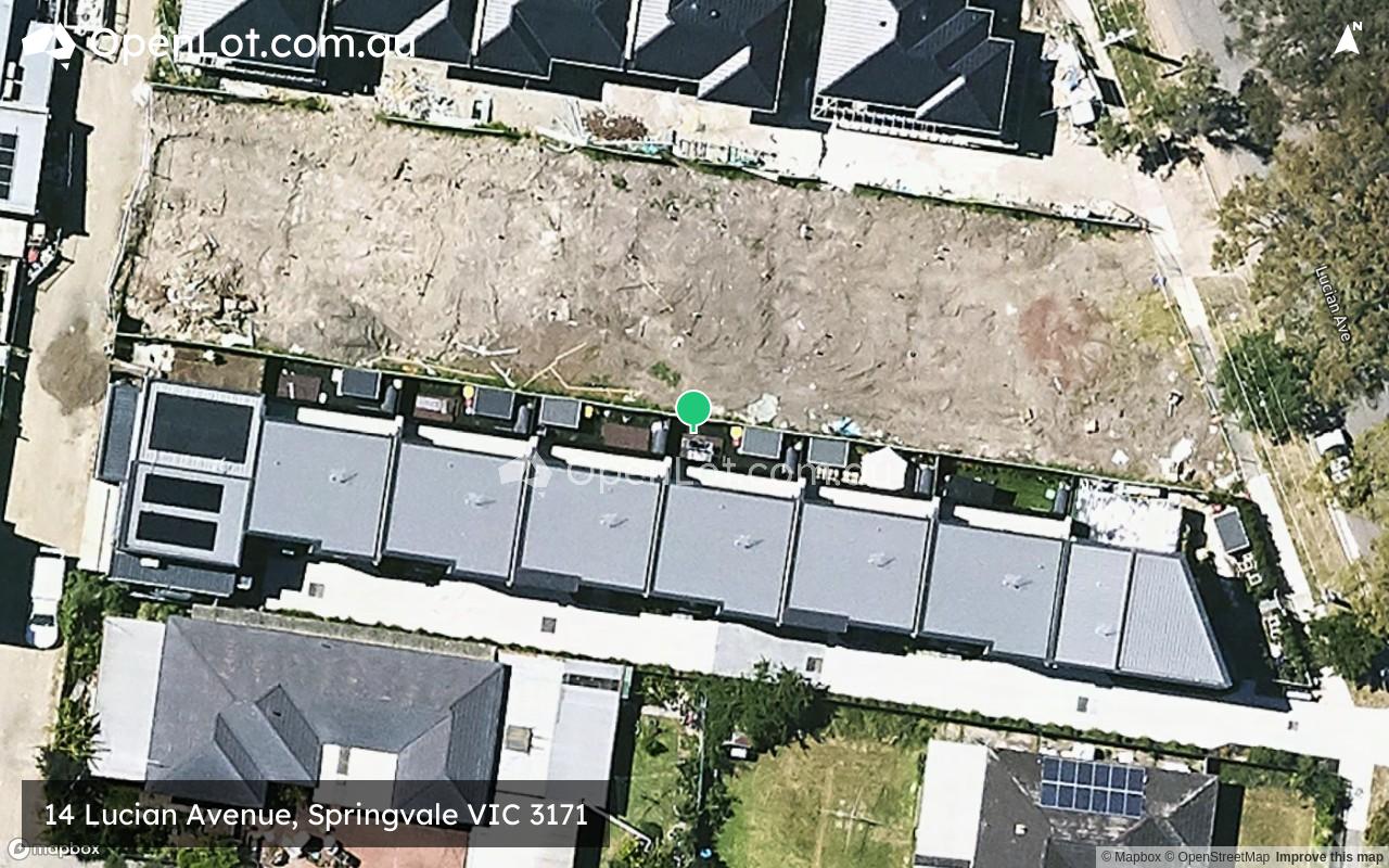 Satellite image for 14 Lucian Avenue, Springvale VIC 3171