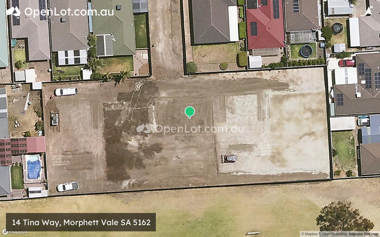 Satellite image for 14 Tina Way, Morphett Vale SA 5162