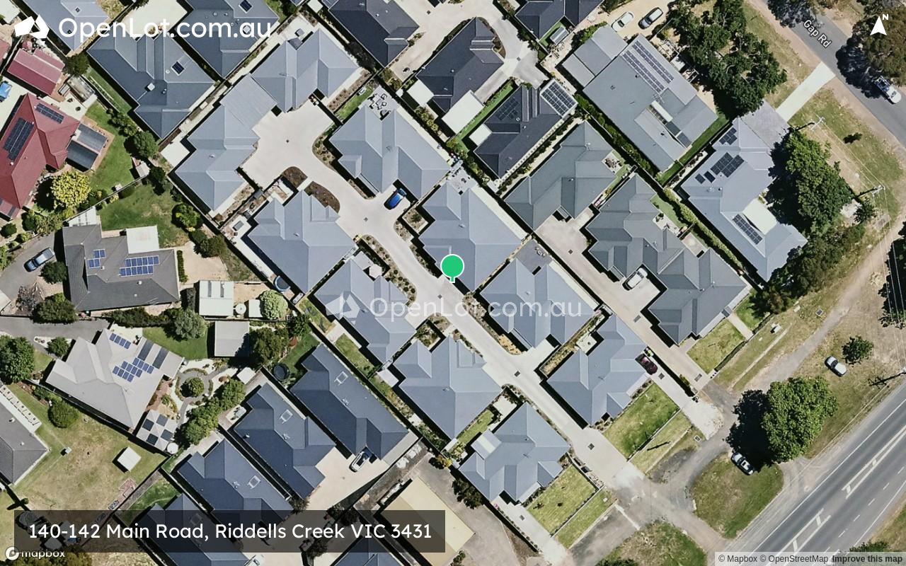 Satellite image for 140-142 Main Road, Riddells Creek VIC 3431