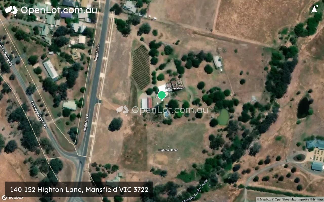 Satellite image for 140-152 Highton Lane, Mansfield VIC 3722