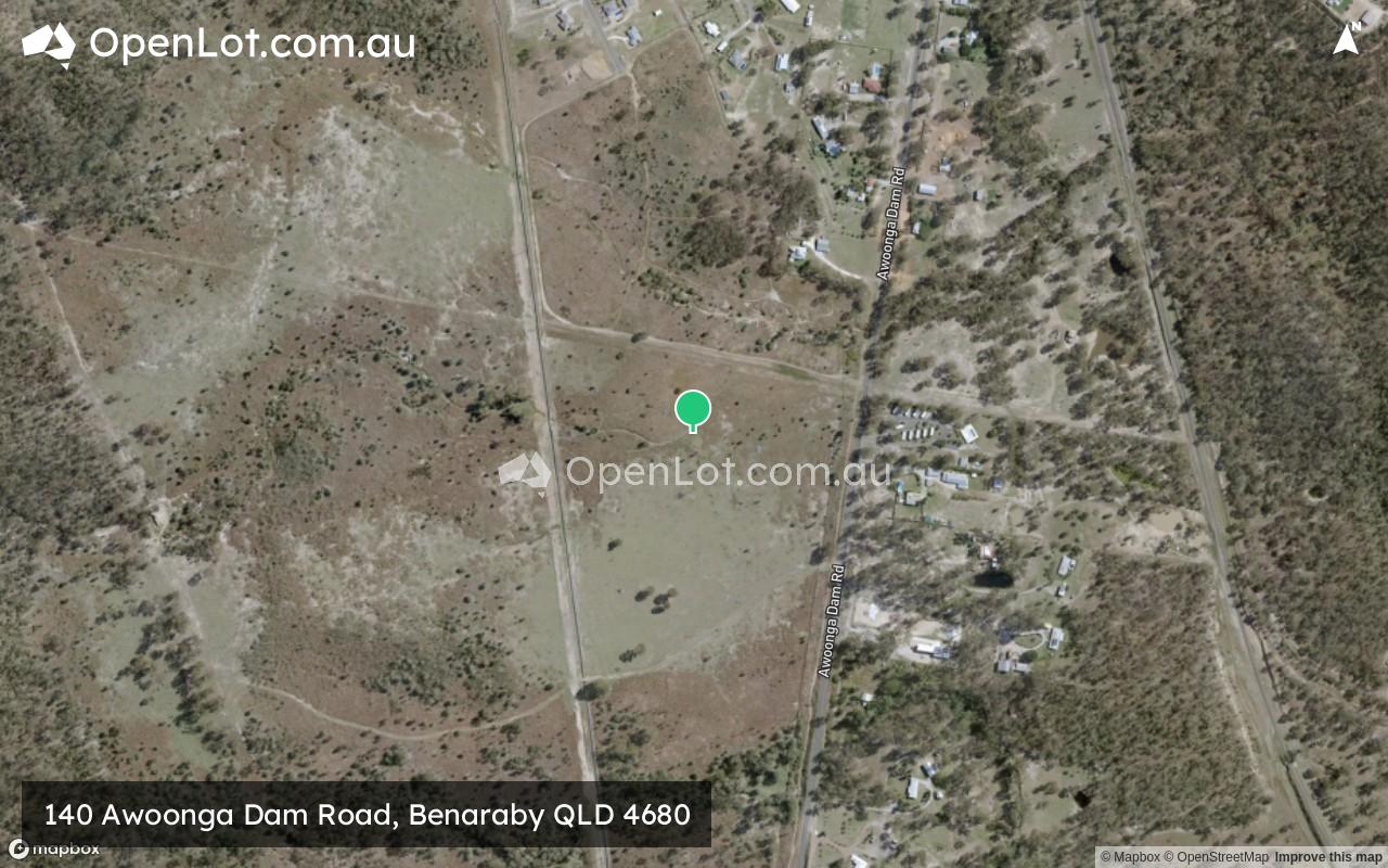 Satellite image for 140 Awoonga Dam Road, Benaraby QLD 4680