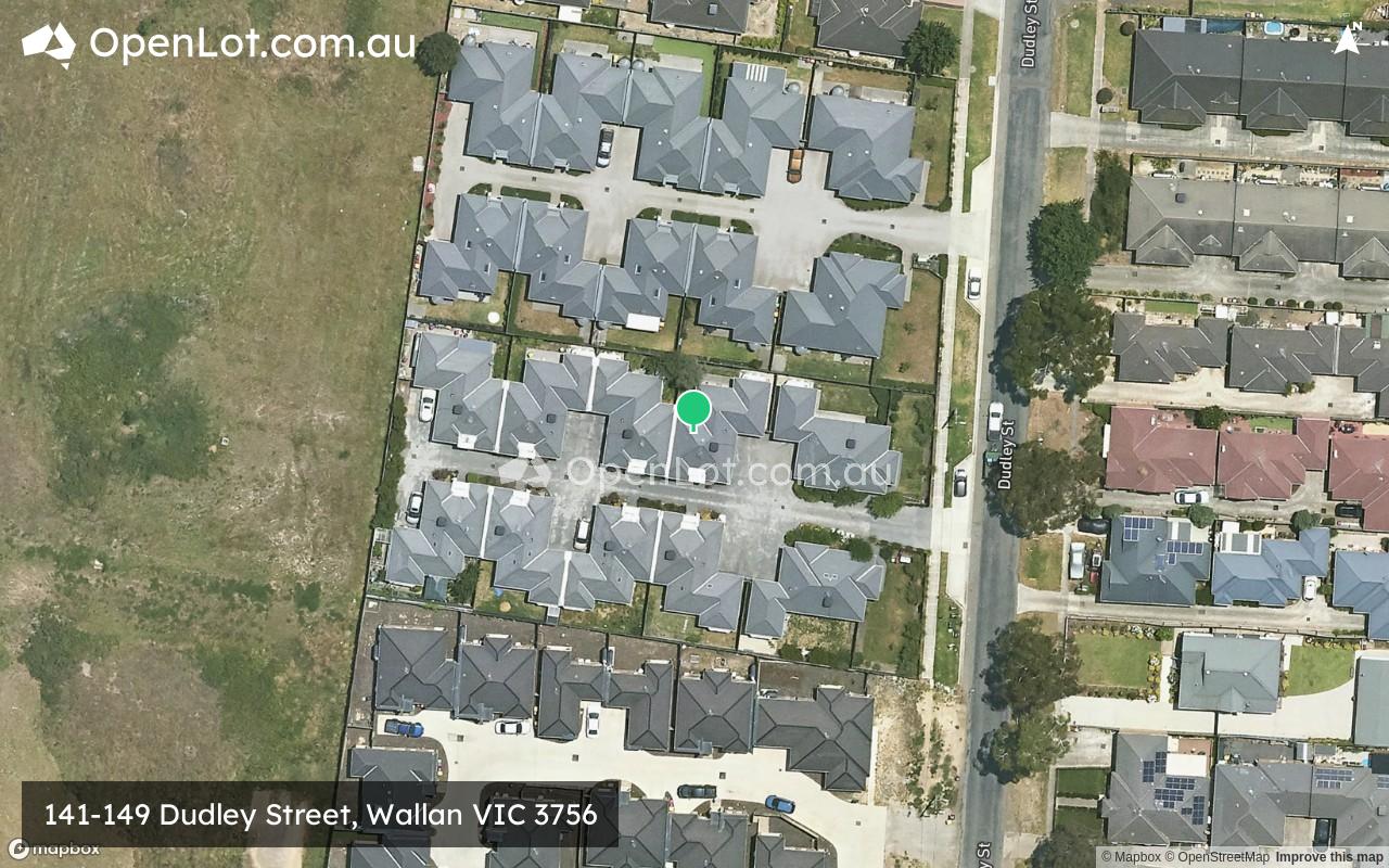 Satellite image for 141-149 Dudley Street, Wallan VIC 3756