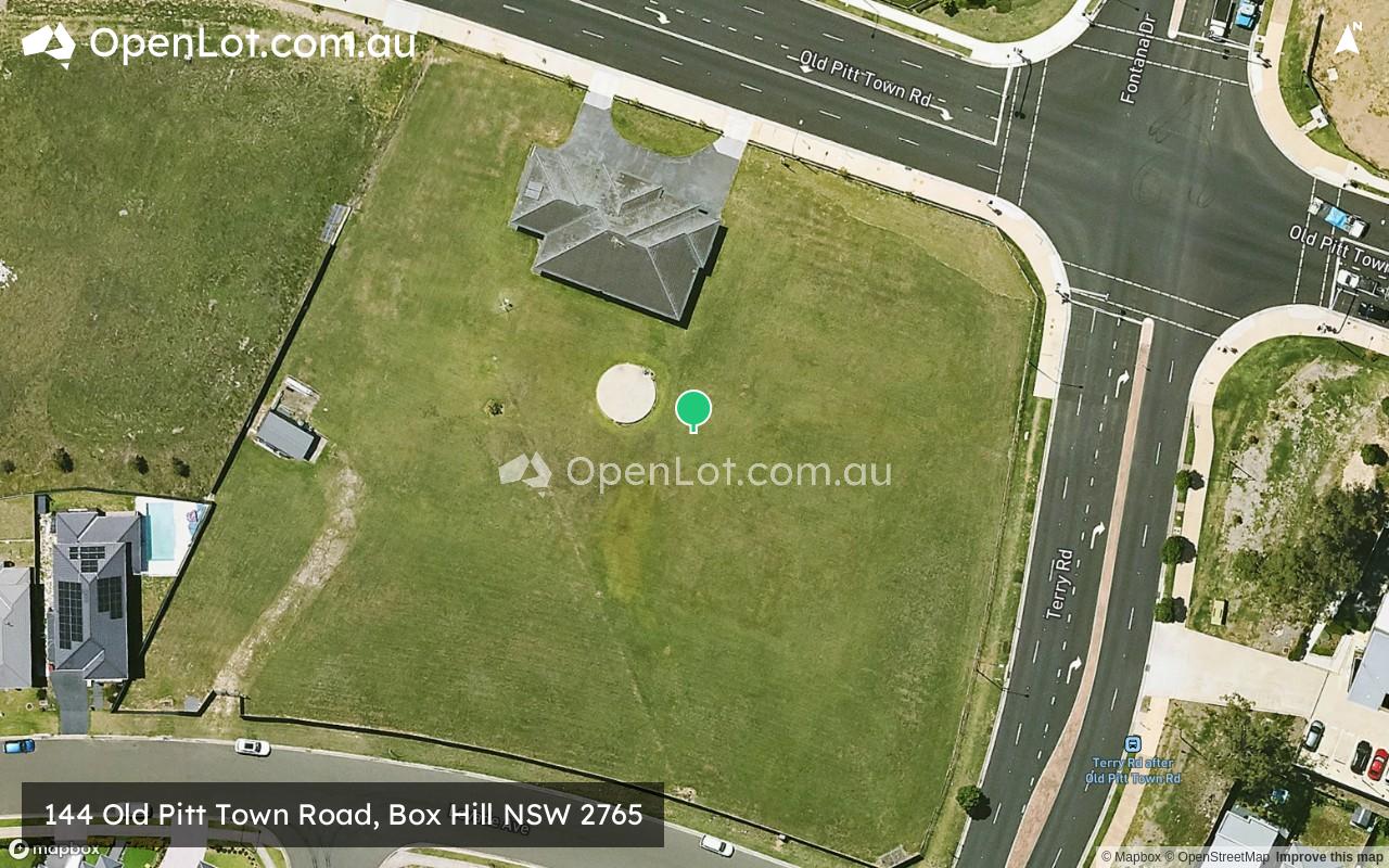 Satellite image for 144 Old Pitt Town Road, Box Hill NSW 2765
