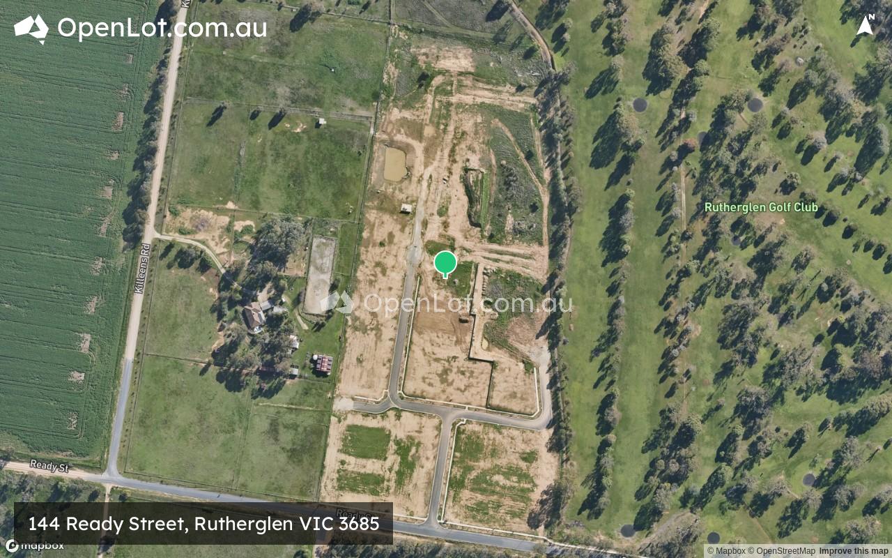 Satellite image for 144 Ready Street, Rutherglen VIC 3685