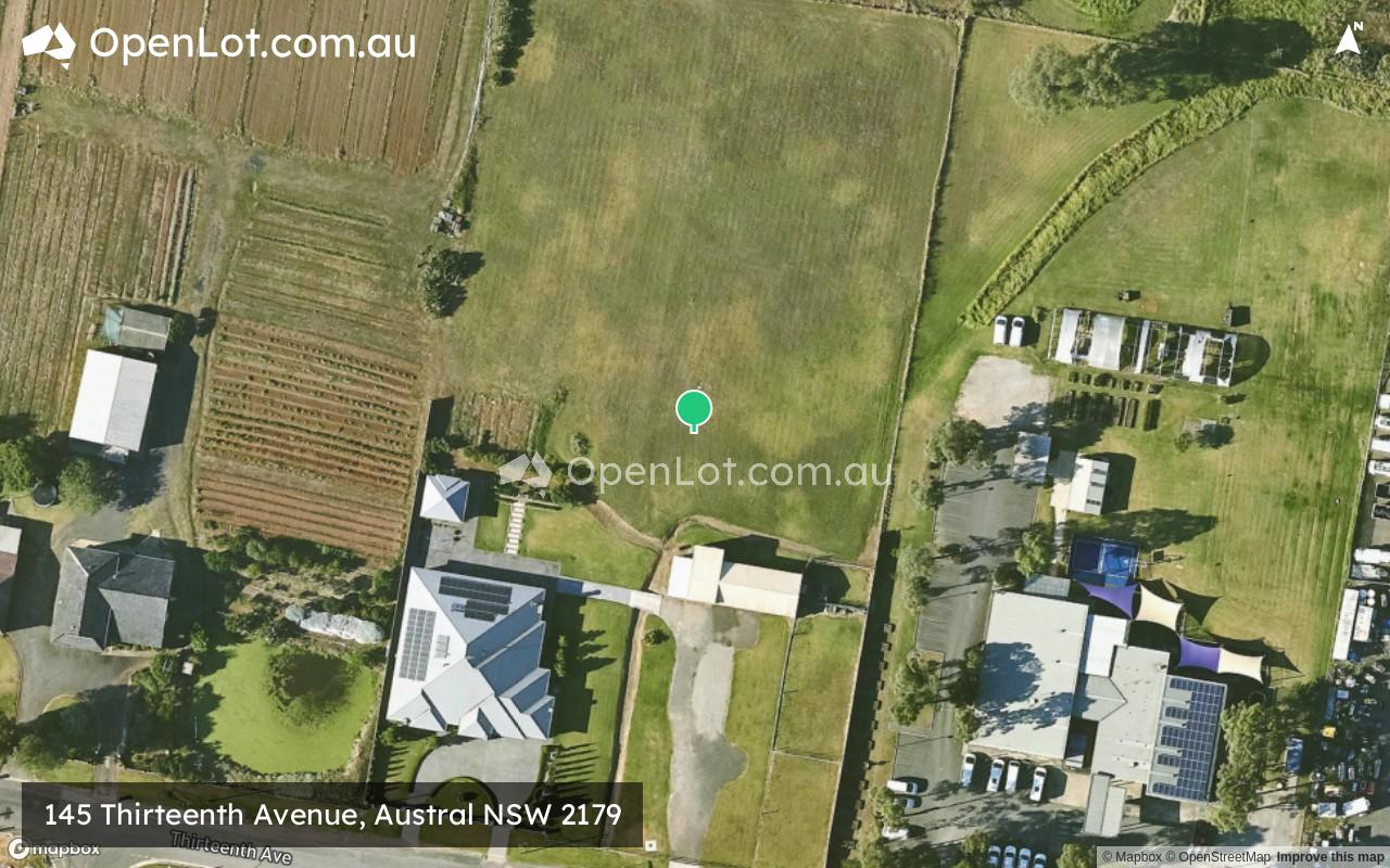 Satellite image for 145 Thirteenth Avenue, Austral NSW 2179