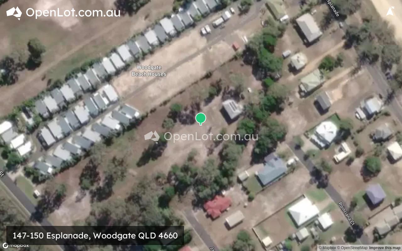 Satellite image for 147-150 Esplanade, Woodgate QLD 4660