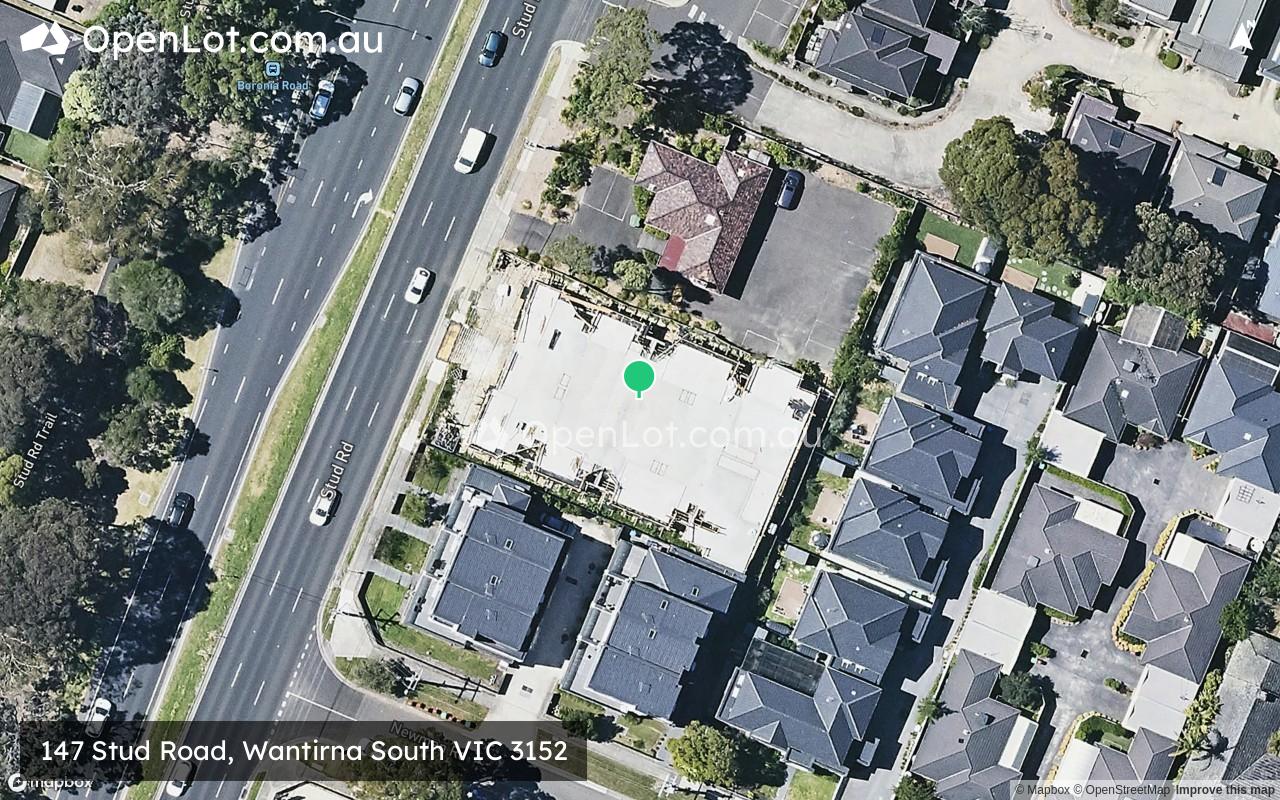 Satellite image for 147 Stud Road, Wantirna South VIC 3152