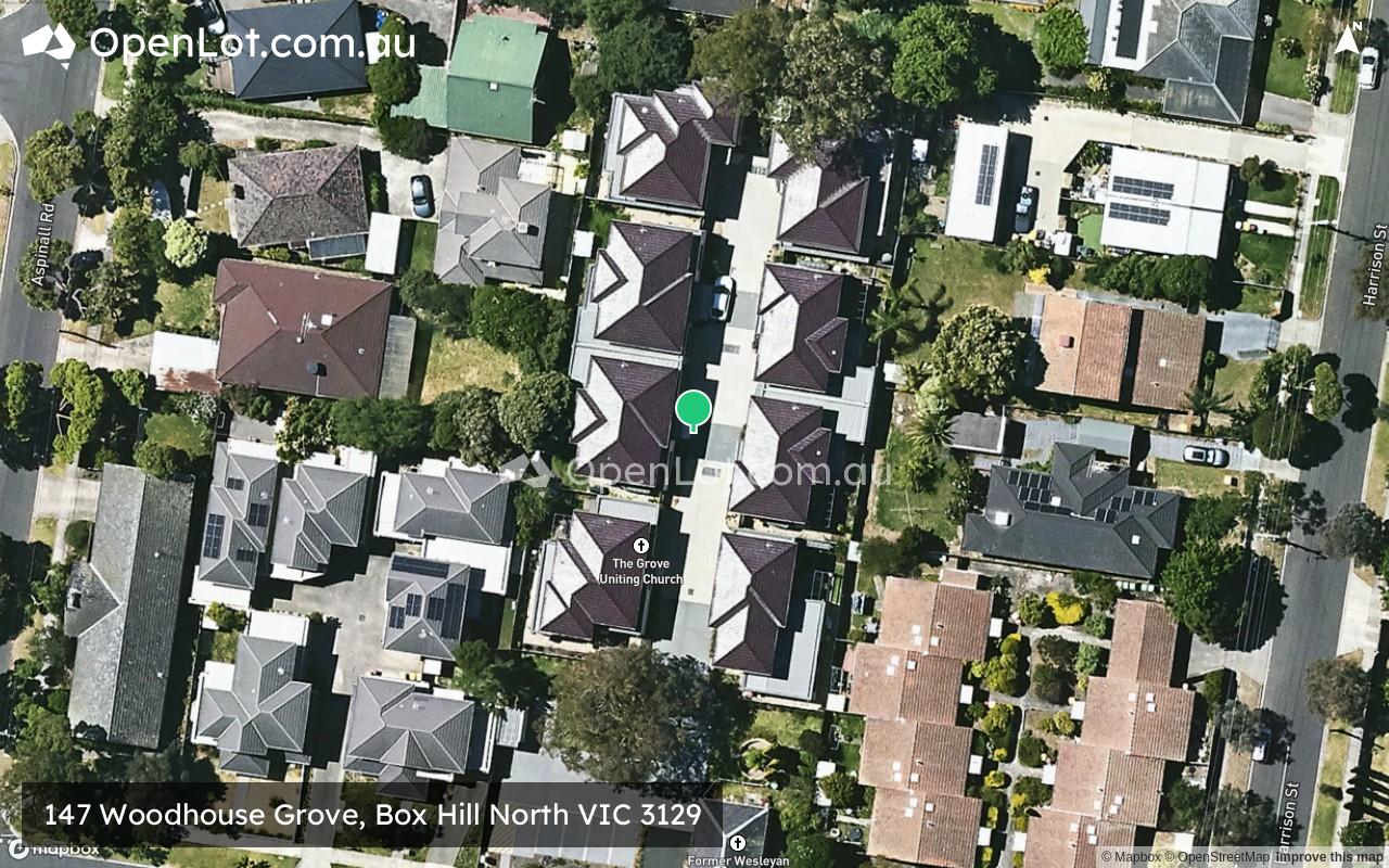 Satellite image for 147 Woodhouse Grove, Box Hill North VIC 3129