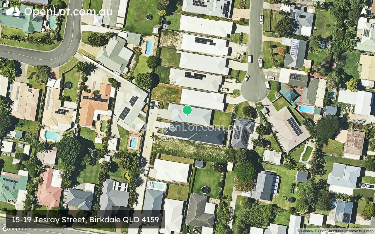 Satellite image for 15-19 Jesray Street, Birkdale QLD 4159