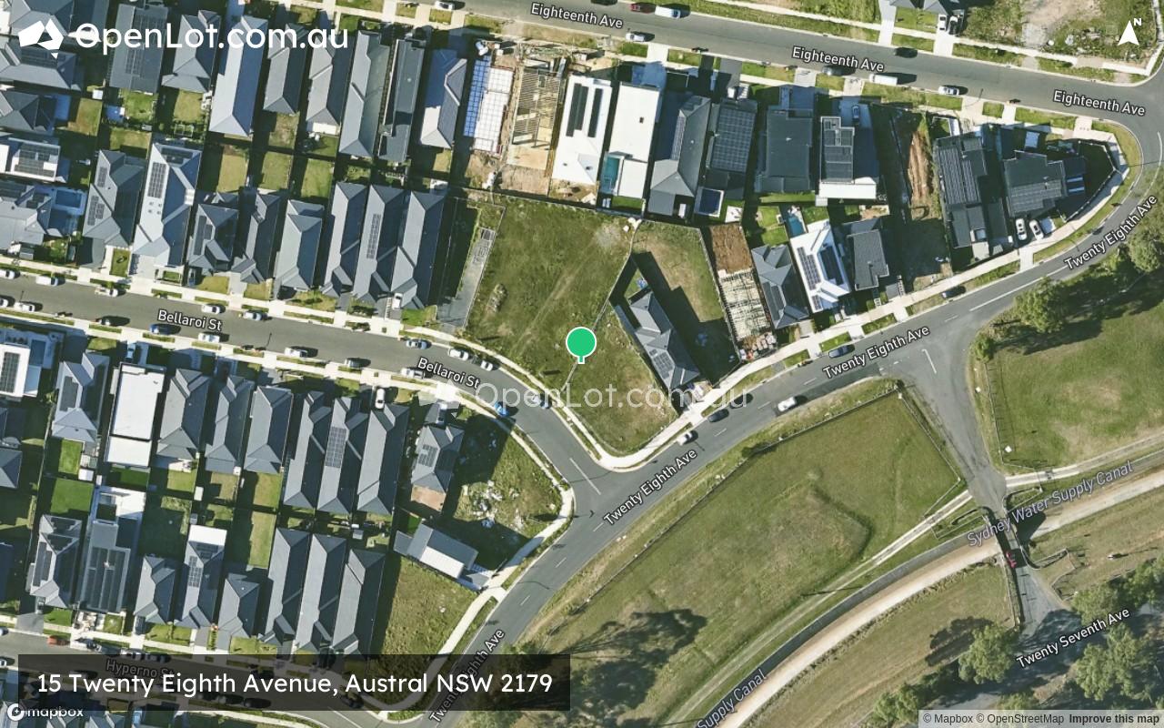 Satellite image for 15 Twenty Eighth Avenue, Austral NSW 2179
