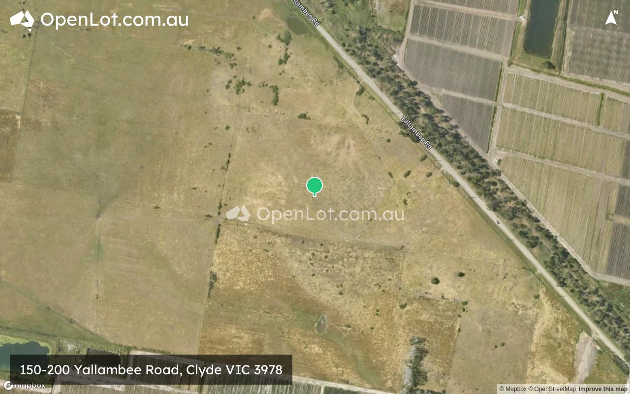 Satellite image for 150-200 Yallambee Road, Clyde VIC 3978