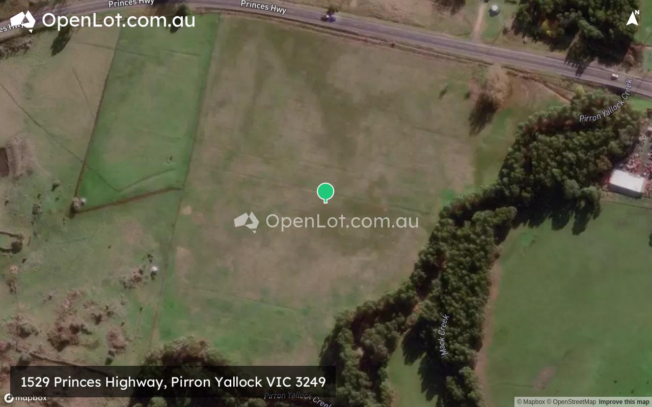 Satellite image for 1529 Princes Highway, Pirron Yallock VIC 3249