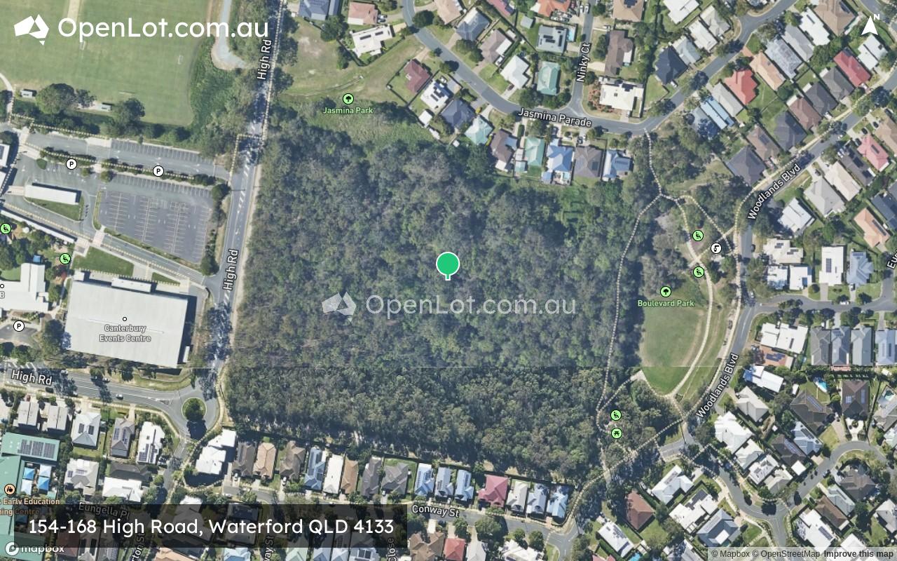 Satellite image for 154-168 High Road, Waterford QLD 4133