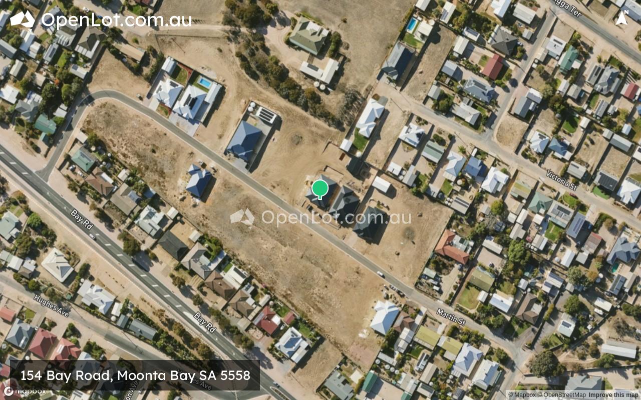 Satellite image for 154 Bay Road, Moonta Bay SA 5558
