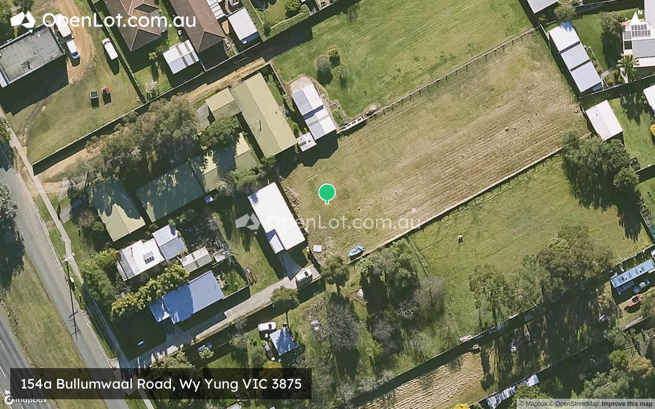 Satellite image for 154a Bullumwaal Road, Wy Yung VIC 3875