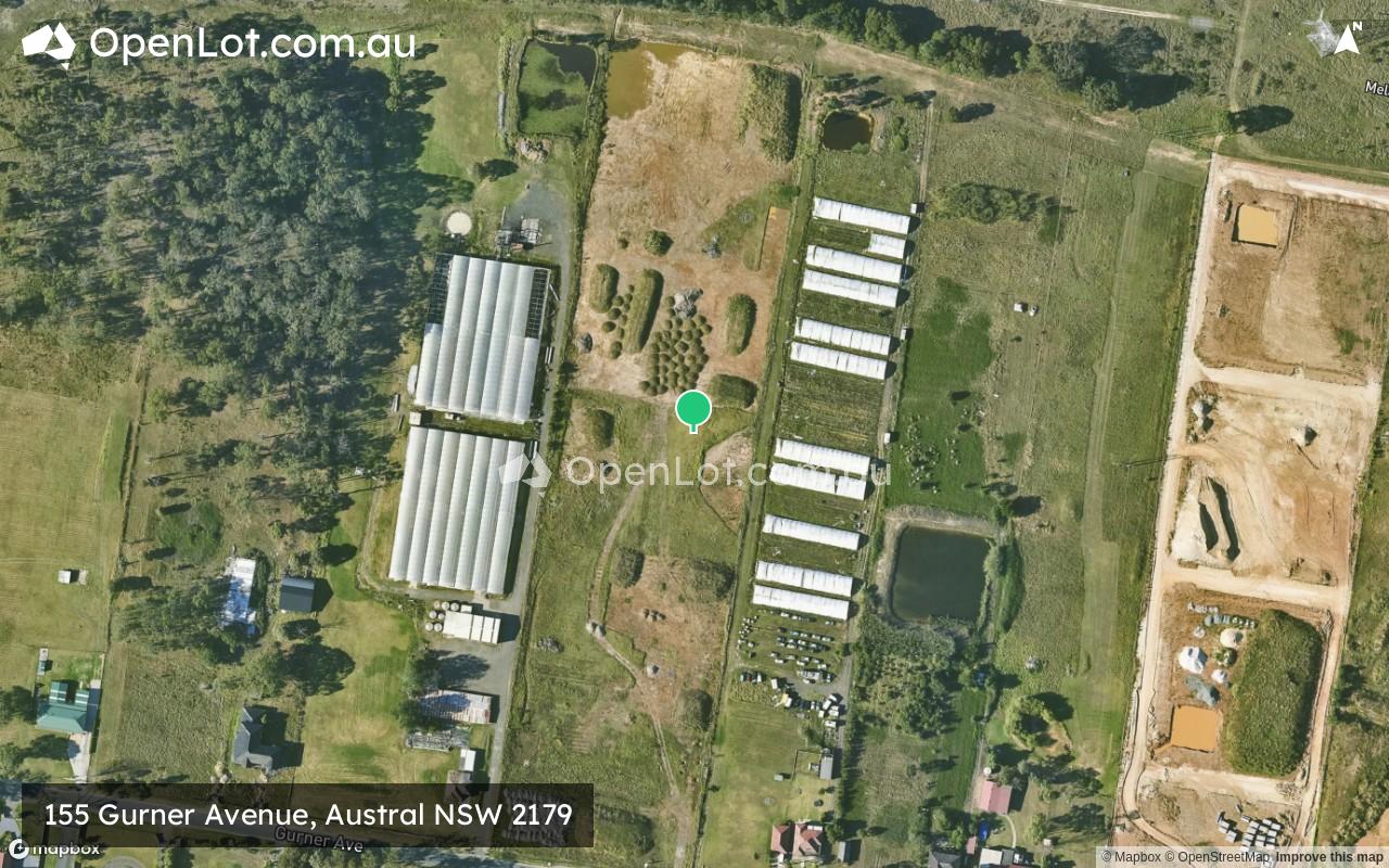 Satellite image for 155 Gurner Avenue, Austral NSW 2179