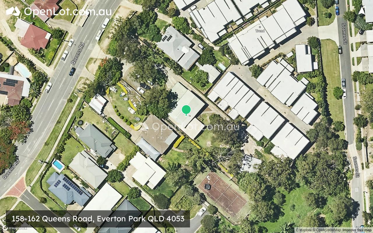 Satellite image for 158-162 Queens Road, Everton Park QLD 4053
