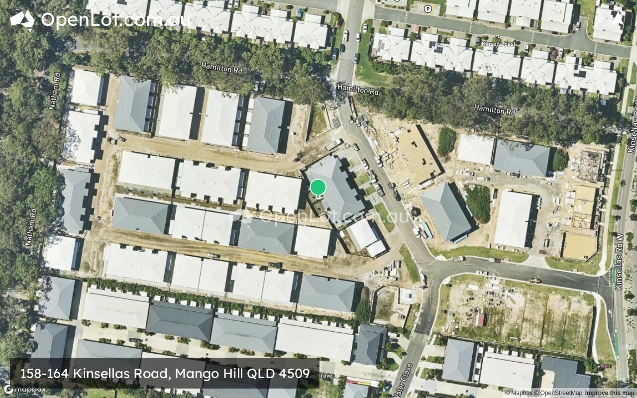 Satellite image for 158-164 Kinsellas Road, Mango Hill QLD 4509