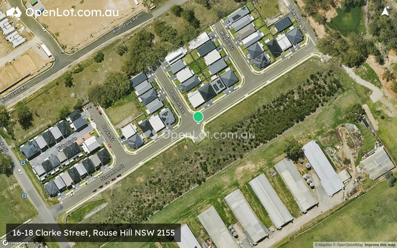 Satellite image for 16-18 Clarke Street, Rouse Hill NSW 2155