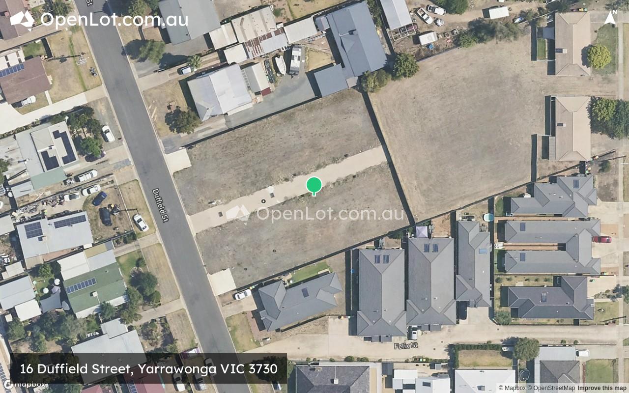 Satellite image for 16 Duffield Street, Yarrawonga VIC 3730