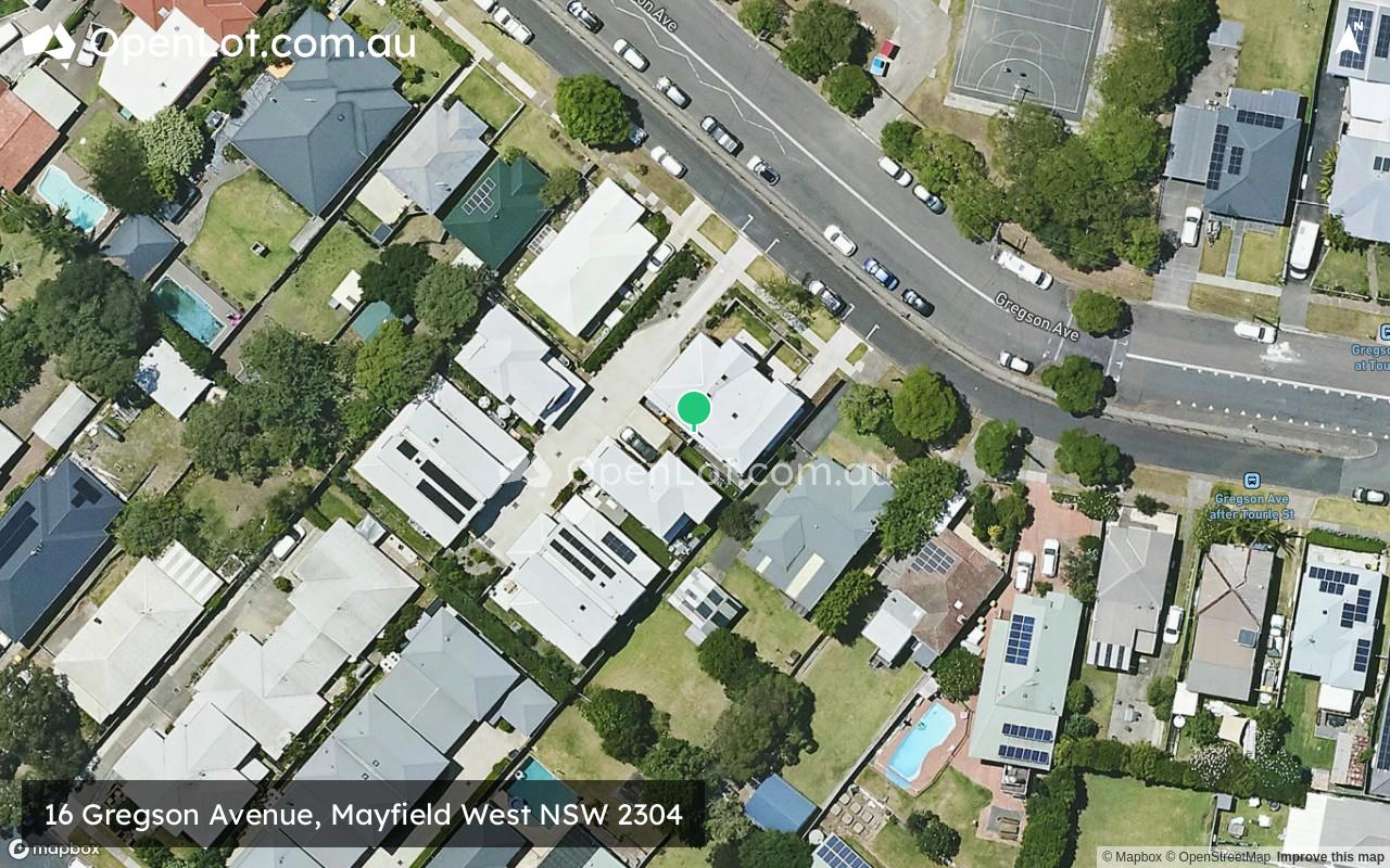Satellite image for 16 Gregson Avenue, Mayfield West NSW 2304