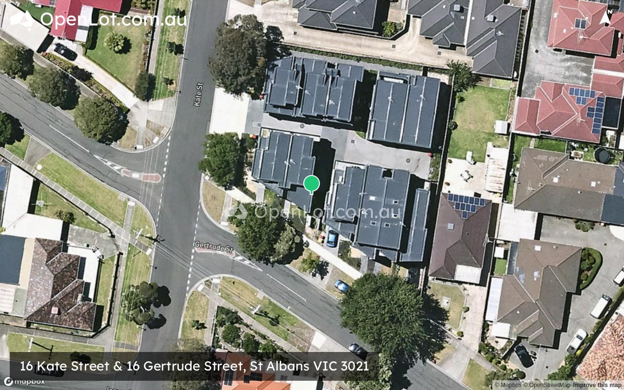 Satellite image for 16 Kate Street & 16 Gertrude Street, St Albans VIC 3021
