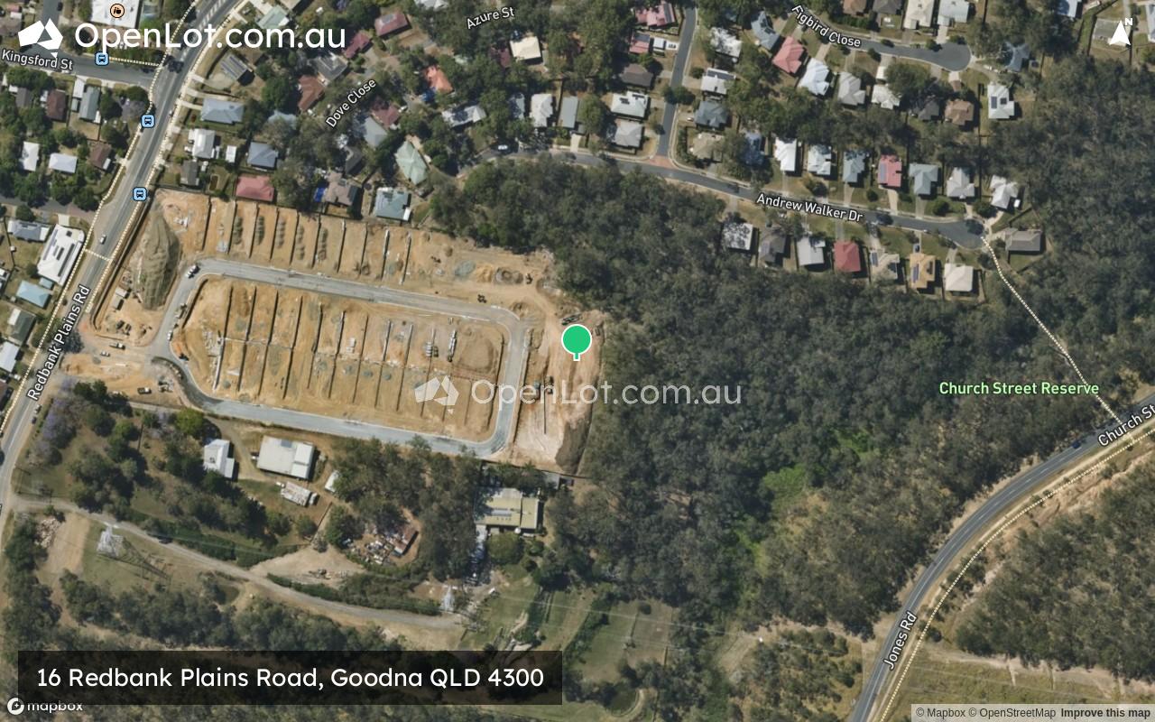 Satellite image for 16 Redbank Plains Road, Goodna QLD 4300