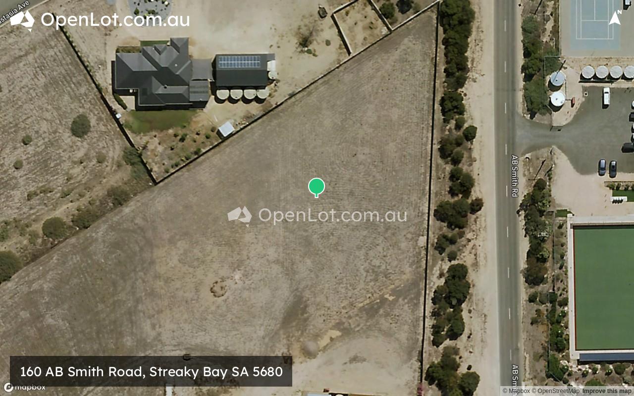 Satellite image for 160 AB Smith Road, Streaky Bay SA 5680