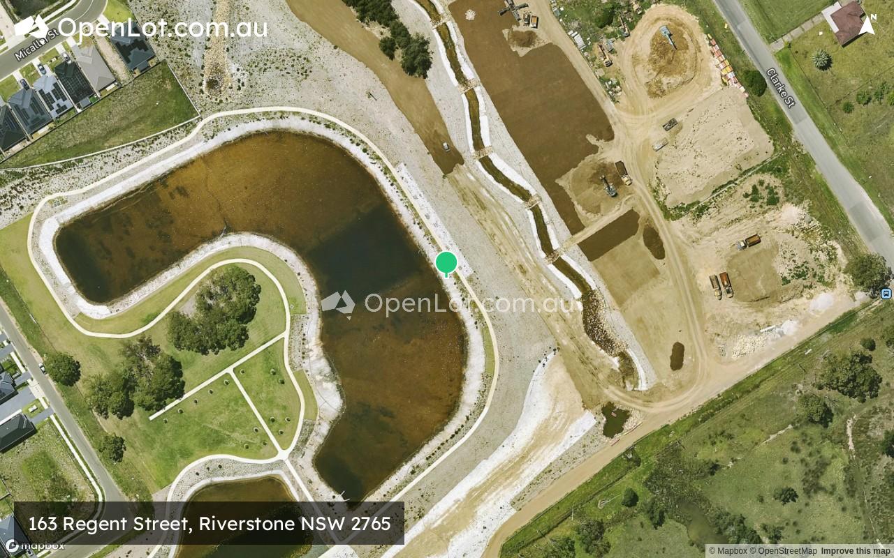 Satellite image for 163 Regent Street, Riverstone NSW 2765